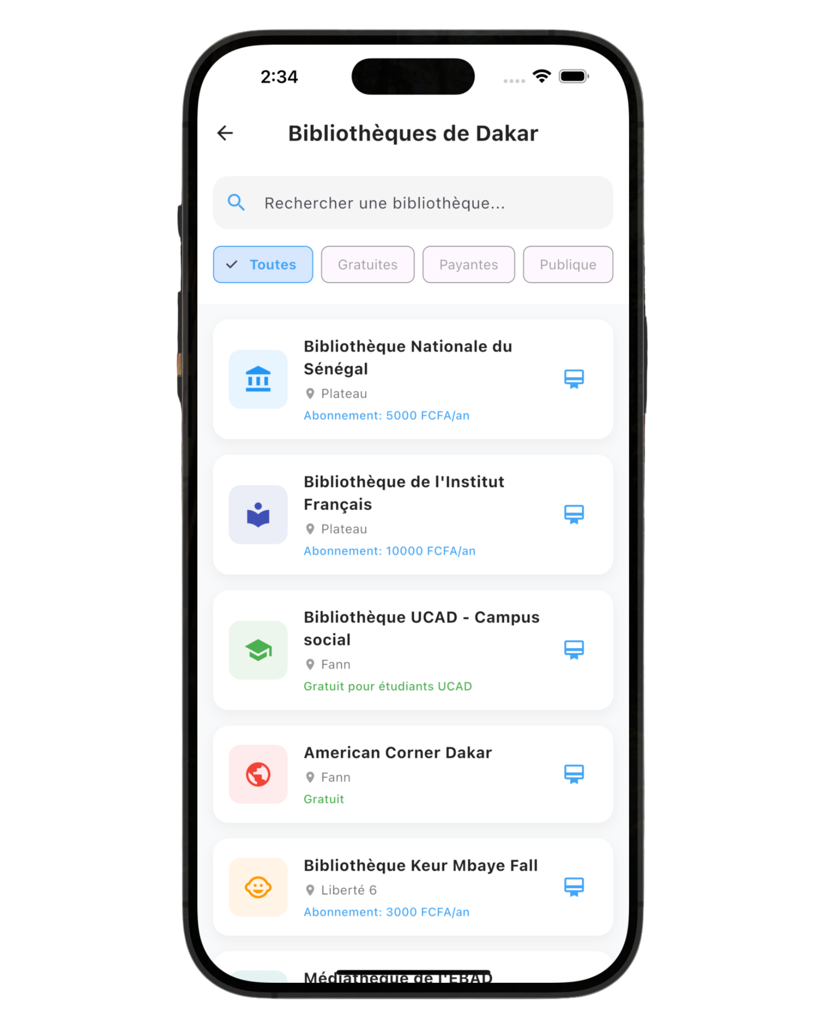 Écran accueil Kaylire